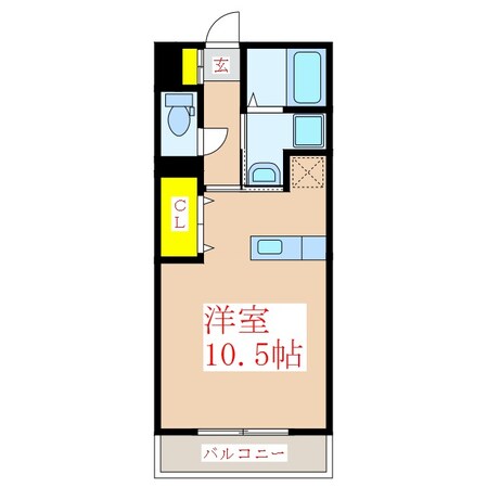 ロイヤルコート平之の物件間取画像